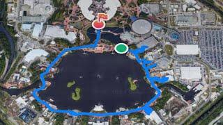 How BIG is EPCOT WORLD SHOWCASE? Join me on exploring 3 pavilions and TRACKING MILES WALKED!!