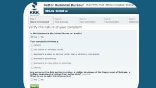 How to file a complaint with BBB