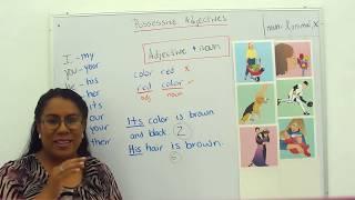 L8-POSSESSIVE ADJECTIVES-GRAMMAR IN ENGLISH