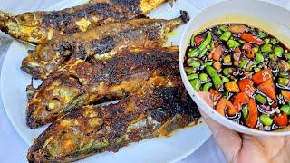 Modal Ikan 15.000 Bisa Bikin Menu Enak Kaya Gini || IKAN KEMBUNG BAKAR TEFLON  !!