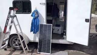 Cargo trailer solar upgrade￼