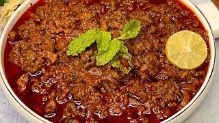 Hyderabadi Famous Restaurant KEEMA BHUNA MASALA Recipe Only Few Ingredients Required