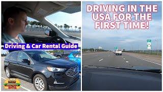 Driving In US (Florida) For The First Time (From UK) - Alamo Car Rental, Sun Pass & Driving Guide!