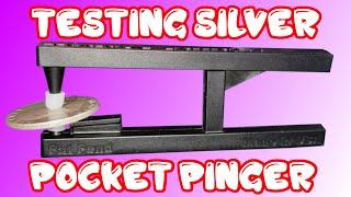 Testing Silver Coins - Using The Pocket Pinger To Test Silver Coins - What Silver Sounds Like