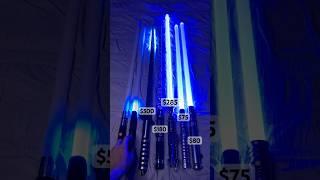 $2000 Worth Of Lightsabers in blue 