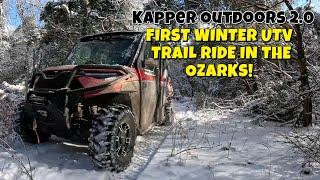 Polaris Ranger XP1000 Takes on Snow and Ice in the Missouri Ozarks!