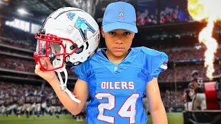  FIRST YOUTH TACKLE FOOTBALL GAME! OILERS VS VIKINGS 