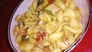 a very simple and fast recipe of macorni by spicy khanay