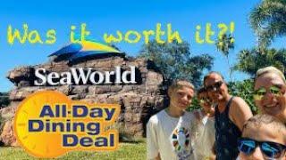 Is it worth dining at SeaWorld?! All day dining at SeaWorld Orlando review July 2024