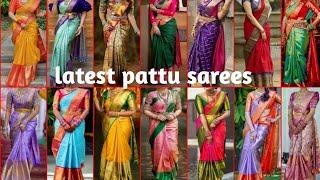 Latest pattu saree collection|pattu sarees|light weight pattu|