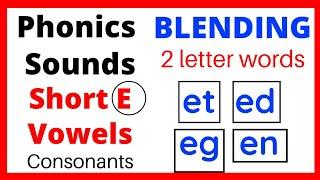 Phonics two letter words, #Blending, learn Phonics Fast, Preschool Learning, the #phonics song, abc