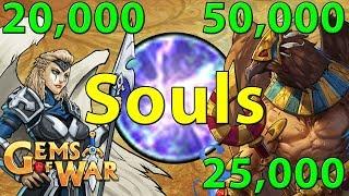 Gems of War: Best Soul Farming Teams | 10,000 - 50,000 Souls Per Hour