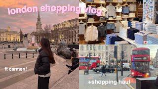 LONDON VLOG + shopping haul ft.carmen (urban, brandy, etc..)