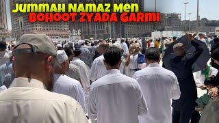 Jummah ke namaz per haram shareef men bohoot garmi