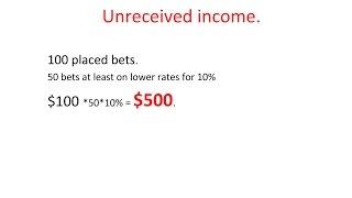 Why gamblers lose money in betting sports when place bet in one bookmaker.