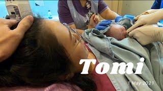 Tomi's Birth at 40 weeks. The Highlights