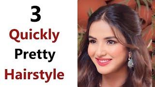 3 Quick Pretty Hairstyle - Easy hairstyle for girls | simple hairstyle | hairstyles