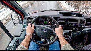 2009 Ford Transit (2.2 TDCi 85 hp) | POV Test Drive #2314 Joe Black