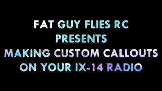 SPEKTRUM IX-14 HOW TO MAKE CUSTOM CALLOUTS by FGFRC #aviation #rc