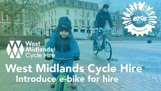 West Midlands Cycle Hire introduce hiring e-bikes