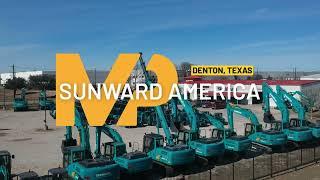 We visit Sunward America - Manufacturers of world class excavators & skid steers