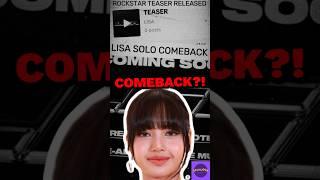 BLACKPINK’s Lisa Teases Solo Comeback with Explosive “Rockstar” Vibe! #kpopnews #lisa #rca #kpop