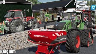 SPREADING LIME, SOWING WHEAT and TRANSPORTING STRAW W/JOHN DEERE│BELGIUM│FS 22│9