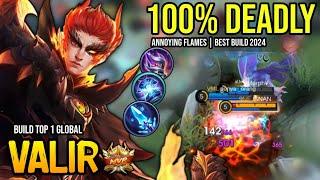 VALIR BEST BUILD 2024 | BUILD TOP GLOBAL VALIR GAMEPLAY | MOBILE LEGENDS