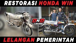 Restorasi Honda Win 100 Plat Merah Hasil Lelangan Pemerintah | DND WIN GARAGE