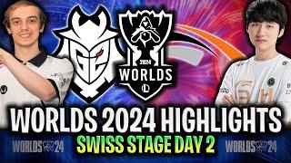 G2 vs HLE HIGHLIGHTS WORLDS 2024 SWISS STAGE DAY 2 - G2 ESPORTS vs HANWHA LIFE ESPORTS WORLDS 2024