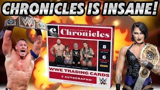 HUGE AUTO! 2023 Panini Chronicles WWE Hobby Box Review!