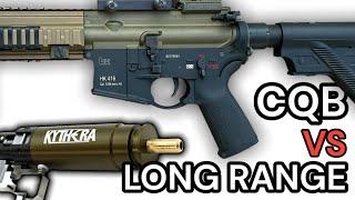 Polarstar Kythera TESTED in CQB Field VS Long-Range Field! | HK416