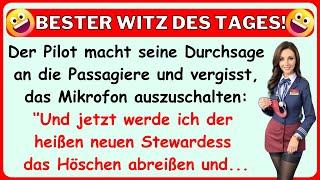  BESTER WITZ DES TAGES! Ein Pilot vergisst, das Mikrofon auszuschalten, und verrät, was er...