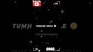 ️ TUMHARI SMILE  BAHOT CUTE HAI ️  #EKANS ️ #COPYRIGHT #COPYRIGHTFREE #SHORTS #VIRAL