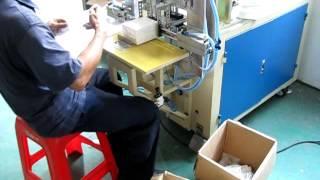 Semi automatic serviette tissue Napkin paper packing machine