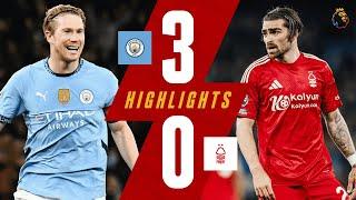 Manchester City 3-0 Forest | Premier League Highlights 