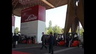 Погрузчики Linde на выставке CeMAT погрузочная техника