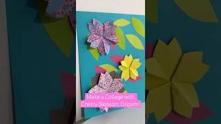 Make a Collage with Cherry Blossom Origami