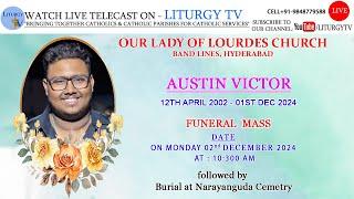 Austin Victor | Funeral Mass 11:30am | Our Lady Of Lourdes Church | Bandlines | 2-12-24 |