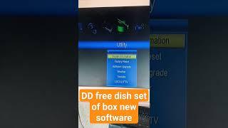 DD free dish set of box new software #ddfreedish #trading #shorts