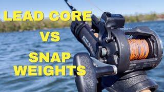 Lead Core vs Snap Weights in 2023: Which catches more fish? SUPRISING RESULTS