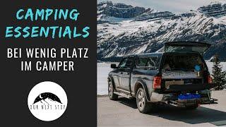 Unsere Camping Ausrüstung MUST Haves | Reisen im Microcamper | Camping mit dem Auto