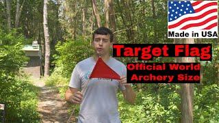 Official World Archery Sized Target Flag From Shore Shot Archery