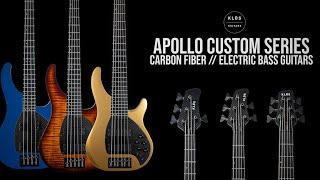 Apollo IV, V, VI Custom Series - Carbon Fiber Bass Guitars