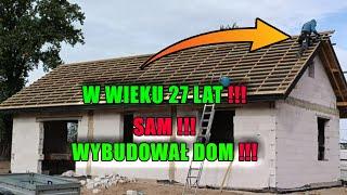 Sam wybudował dom bez doświadczenia  Posiłkując się YouTube  Budowa domu samemu system gospodarczy