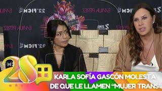 Karla Sofía Gascón molesta que la llamen "mujer trans" | Programa 13 noviembre de 2024 | Ventaneando