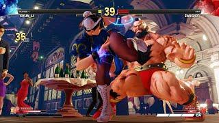 CHUN LI vs ZANGIEF STREET FIGHTER V - SF5CE Street Fighter V Champion Edition capcom SF6