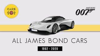 James Bond Cars | Bond Cars Evolution | 1962 - 2020 | Cars 101