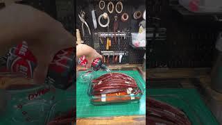 Turning Footballs Into Wallets - No Talking or Music - ASMR Leatherwork