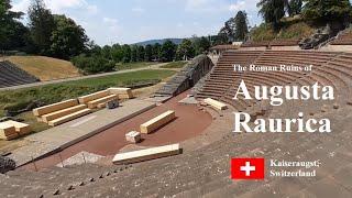 The Roman Ruins of Augusta Raurica near Kaiseraugst, Switzerland - June 10, 2023